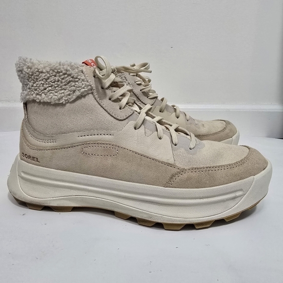 Sorel Out N About 503 Cozy Boots in cream - Picture 2 of 12